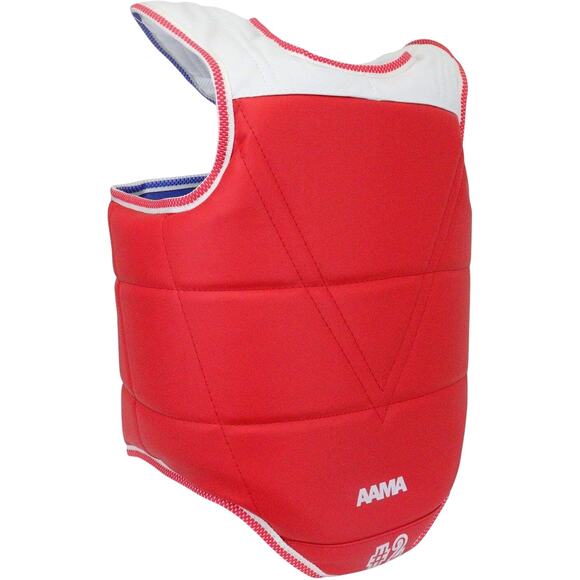 AAMA Olympic Style Reversible Taekwondo Chest Guard Sz #1 Protective Equipment - Picture 1 of 10